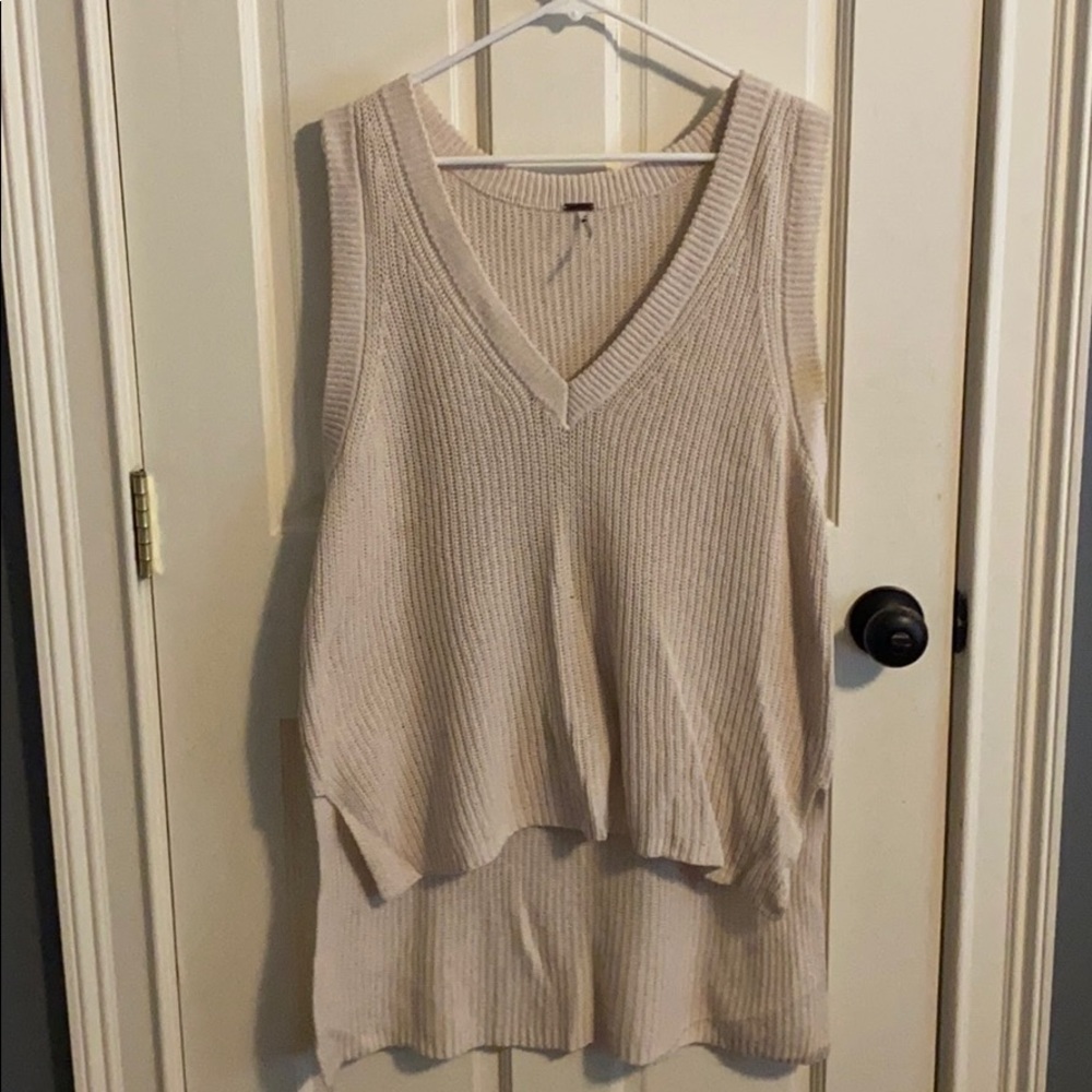 Free People oversized sweater tank